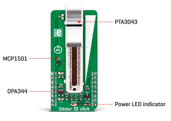Mikroe MIKROE-3301 Slider 2 Click